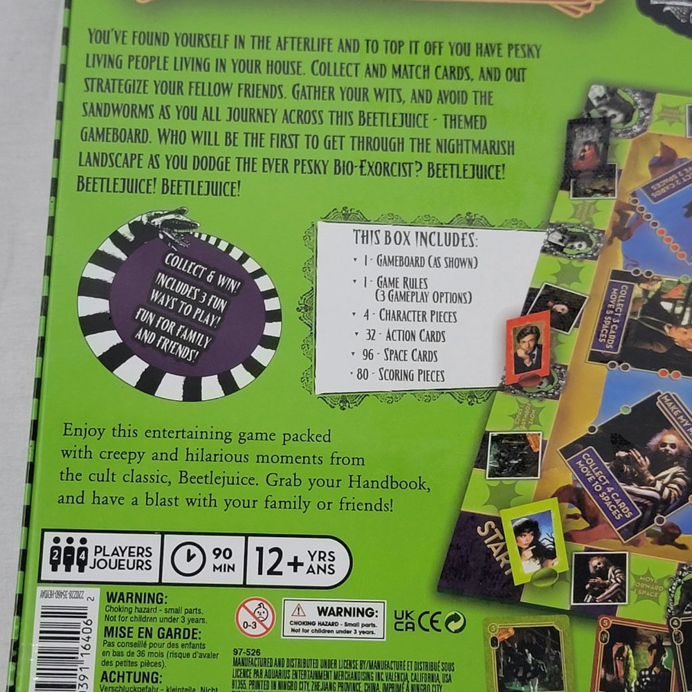New! Beetlejuice card scramble game - Picture 3 of 3